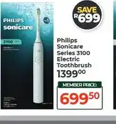 Dis-Chem Philips Sonicare Series 3100 Electric Toothbrush offer