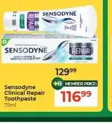Dis-Chem Sensodyne Clinical Repair Toothpaste 75ml offer