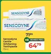 Dis-Chem Sensodyne Gentle Whitening Toothpaste 75ml offer