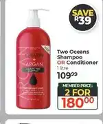 Dis-Chem Two Oceans Shampoo OR Conditioner 1 litre - 2 for offer
