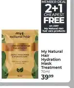 Dis-Chem My Natural Hair Hydration Mask Treatment 70ml offer