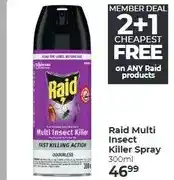 Dis-Chem Raid Multi Insect Killer Spray 300ml offer