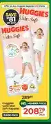 Dis-Chem Huggies Gold Skin Soft Nappies Sizes 1-5 Jumbo Pack offer