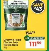 Dis-Chem Lifestyle Food Gluten Free Rolled Oats 1kg offer
