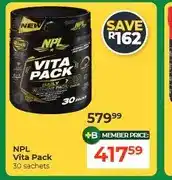 Dis-Chem NPL Vita Pack 30 sachets offer
