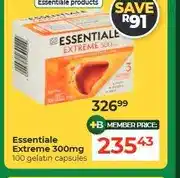 Dis-Chem Essentiale Extreme 300mg 100 gelatin capsules offer