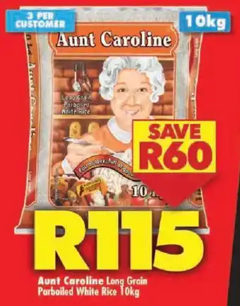Aunt Caroline Long Grain Parboiled White Rice