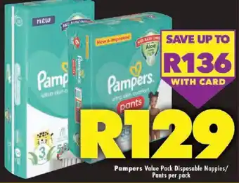 Pampers Value Pack Disposable Nappies/Pants