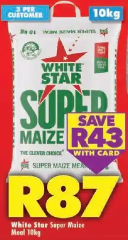 Shoprite White Star Super Maize Meal offer