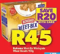 Shoprite Bokomo Weet-Bix Wholegrain Wheat Biscuits offer