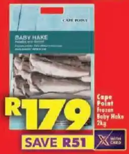 Shoprite Cape Point Frozen Baby Hake offer