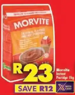 Shoprite Morvite Instant Porridge offer