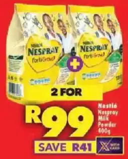 Shoprite Nestlé Nespray FortiGrow offer