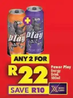 Shoprite Power Play Energy Drink offer