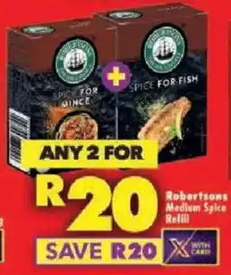 Shoprite Robertsons Medium Spice Refill offer