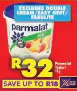 Shoprite Parmalat Yoghurt offer