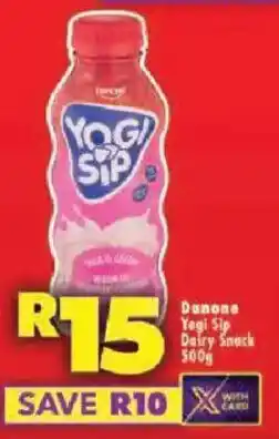 Shoprite Danone Yogi Sip Dairy Snack offer