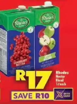 Shoprite Rhodes Nectar Blend offer