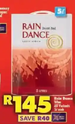 Shoprite Rain Dance Wine offer