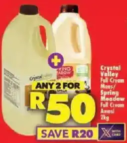 Shoprite Crystal Valley Full Cream offer