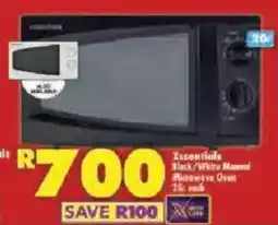 Shoprite Xessential Dish/Affix Manual Microwave Oven offer