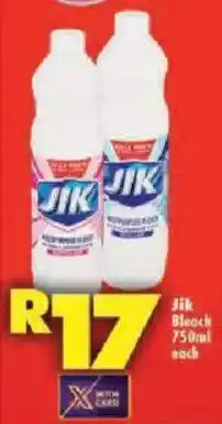 Shoprite Jik Bleach offer