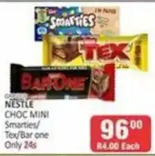 KitKat Cash and Carry Nestle Choc Mini Smarties/ Tex/ Bar One offer