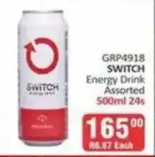 KitKat Cash and Carry SWITCH Energy Drink Assorted offer