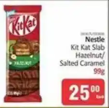 KitKat Cash and Carry Nestle Kit Kat Slab Hazelnut/Salted Caramel offer