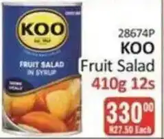 KitKat Cash and Carry Koo Fruit Salad in Syrup offer