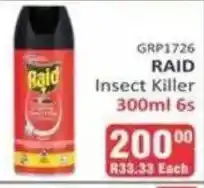 KitKat Cash and Carry Raid Insect Killer offer