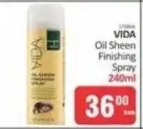 KitKat Cash and Carry VIDA Oil Sheen Finishing Spray offer