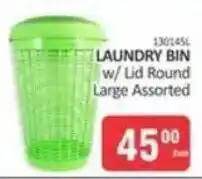 KitKat Cash and Carry LAUNDRY BIN w/ Lid Round Large Assorted offer