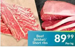 Super Save Beef Brisket/Short ribs offer