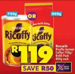 Shoprite Nescafé Ricoffy Instant Coffee offer