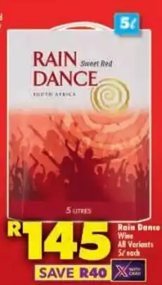 Shoprite Rain Dance Sweet Red offer