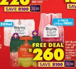 Shoprite Brutal Fruit Spritzer offer