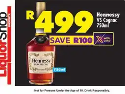 Shoprite Hennessy VS Cognac offer