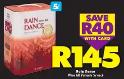Shoprite Rain Dance Wine offer