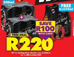 Shoprite Carling Black Label Beer offer