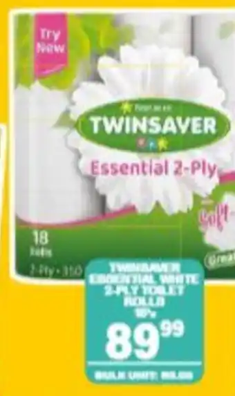 Twinsaver Essential 2-Ply