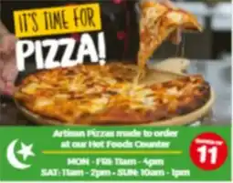 Giant Hyper Artisan Pizzas offer