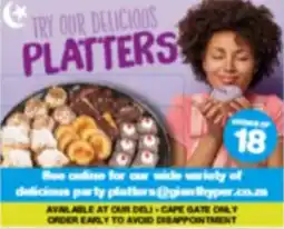 Giant Hyper Platters offer