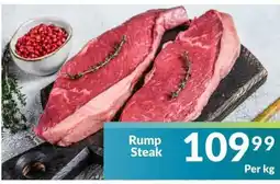Super Save Rump Steak offer