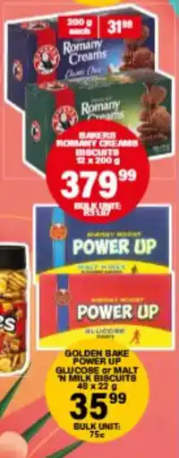 Giant Hyper Baker's Romany Creams Biscuits offer