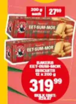 Giant Hyper Bakers Eet-Bum-Mor Biscuits offer