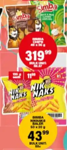 Giant Hyper Simba Chips offer
