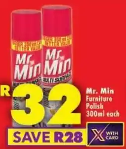 Shoprite Mr. Min Furniture Polish offer