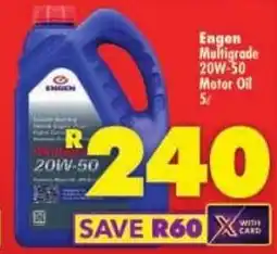 Shoprite Enegen Multigrade 20W-50 Motor Oil offer