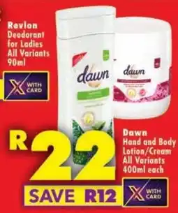 Shoprite Revlon Deodorant for Ladies offer